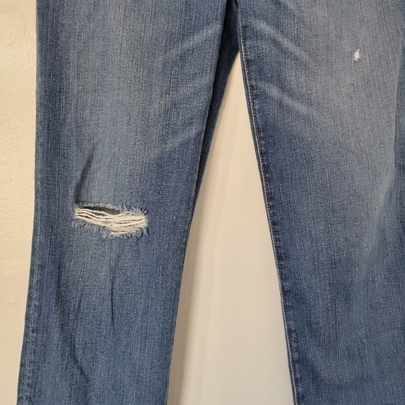 Madewell Cropped Classic Straight Distressed Jean Size 25 - Picture 7 of 12